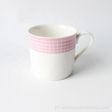 도매 인기있는 도자기 커피 컵 차 컵 접시